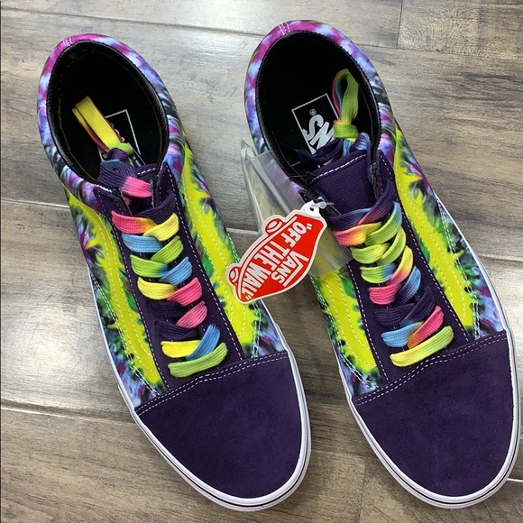 VANS OLD SKOOLTHE DYE Mysterioso/true white men’s - Picture 2 of 16